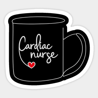 cardiac nurse need taste coffee Sticker